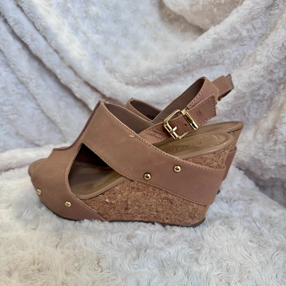 Women’s Kenneth Cole Reaction SoleO Wedge Sandals Size 7M - Picture 4 of 8